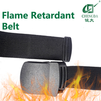 Ceinture ignifuge fabriquée avec du ruban aramide résistant au feu et une boucle anti-feu pour combinaison de pompier, uniforme de protection FR, vêtements de travail de sécurité