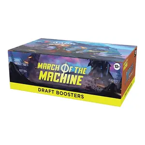 Authentic_MAGIC THE GATHERINGG (M.T G): March of the Machine draft Booster Box | 36 paquetes (540 tarjetas mágicas)