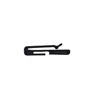 Petit verrou de cordon de sécurité robuste en plastique POM noir avec ressort pour sac à dos sac cordon ajusteur matériel accessoires