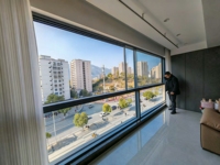 Ventanas Corredizas Panorámicas de Aleación de Aluminio con Rotura de Puente Térmico para Ahorro de Energía, Configuración de Ventanas para Toda la Casa, Ideal para Mansiones de Lujo