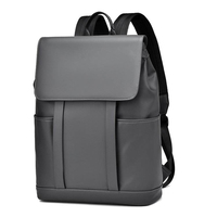Sac à dos pour ordinateur portable OEM étanche en PU 15,6 pouces pour l'école et les voyages avec poche pour trolley et capacité extensible