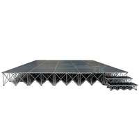 Scène de spectacle robuste 20x20 pieds pour spectacles simples et expositions