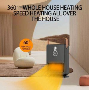 Nouveau Radiateur Numérique Portable à Temporisation, Chauffage PTC Domestique Vertical Économe en Énergie avec Télécommande, Ventilateur Chauffant Statique Thermoélectrique - Product Image 3