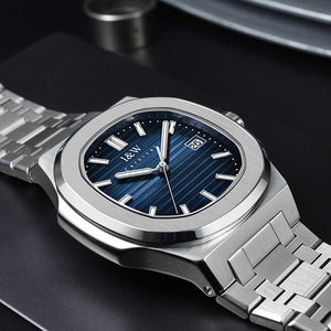Relojes Mecánicos <span class=keywords><strong>Casio</strong></span> Originales de Lujo al por Mayor para <span class=keywords><strong>Hombre</strong></span> con Caja Cuadrada de Acero Inoxidable y Movimiento Seiko Luminoso - Product Image 4