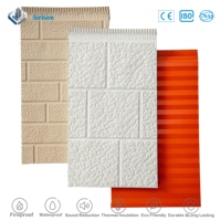Panneaux de bardage métalliques pour murs extérieurs, âme en mousse PU, étanches, insonorisés, isolants thermiques, écologiques, pour entrepôts et usines