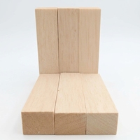 Bloc de bois de balsa brut 100 % écologique pour la sculpture, le dégrossissage et la création de becs d'oiseaux