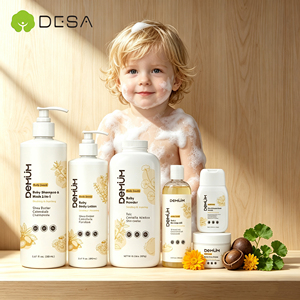 DEMUM MOQ 1000 pièces 360 ml Gel Douche et Shampoing 2-en-1 pour Bébé au Beurre de Karité et Calendula, Ingrédients Naturels Hydratants, Formule Végétale - Product Image 1