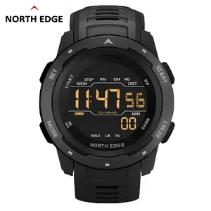 Kuzey kenar sıcak satış çok fonksiyonlu akıllı saat spor dijital kol saati erkekler kronometre su geçirmez yüzme Led saatler Reloj