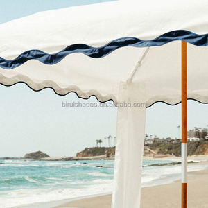 Poste de madera Premium, sombrillas de cabañas de playa blancas antiguas con protección UV, dosel de lona para playa, Camping, patio trasero, piscina, eventos - Product Image 4