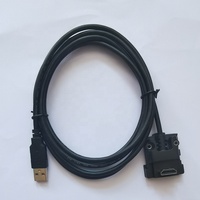 Câble de chargeur USB droit de 2 m, conducteur en cuivre pur, gaine en PVC, feuille, 12 mois pour Ingenico POS ISC250/ISC220/IPP310/IPP320/IPP350