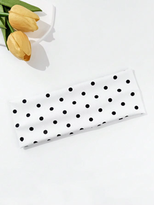 Élastiques à cheveux simples à imprimé léopard et à <span class=keywords><strong>pois</strong></span>, et bandeaux de sport, adaptés à la remise en forme quotidienne et à la course à pied - Product Image 3