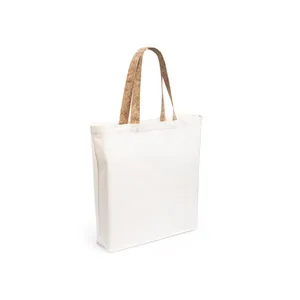 Borsa shopper in sughero naturale, merchandising sostenibile - Product Image 2