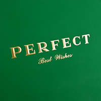 Carton blanc de luxe 250 g/m² avec logo personnalisé imprimé OEM, finition mate, pour estampage à chaud or vert, avec large poignée en ruban beige, pour bougies et cadeaux