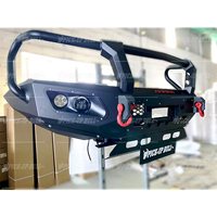 Barres de protection en acier Hamer 4x4 tout-terrain pour Hilux Vigo 2005-2011 avec pare-chocs avant à LED, accessoires de barre de protection Hilux Vigo