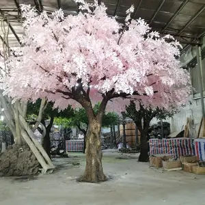 SPYHS10 Personalizado Árvore Artificial Drzewa Cereja Interior Comercial Sakura Grande Branco Rosa Flor Árvore Falso Flor De Cereja Árvore