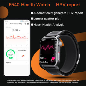 하이 퀄리티 스포츠 SmartWatch ECG 모니터링 에어 펌프 에어백 혈압 측정 수면 모니터링 건강 스마트 시계 F540 - Product Image 6