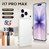 Teléfono Inteligente Global 17 Pro Max 5G LTE, Batería de 8000 mAh, Pantalla OLED HD de 7.3 Pulgadas, CPU Deca Core, Cámara Trasera de 108MP, Frecuencia de Actualización de 120Hz