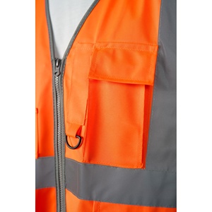 Men's High Visibility Safety <b>Vest</b> Hi Vis <b>Reflective</b> Workwear Construction Road Work Traffic Security Breathable Mesh <b>Vest</b> Custom - Product Image 3