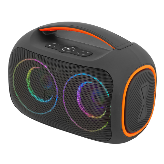 2026 Fresh Arrival Design Dual 4 Inch Portable BT Speaker  Deep Bass Wireless Speakers with LED Party Lighting