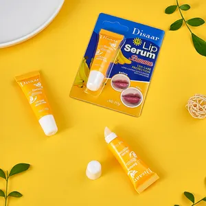 Disaar Balsem Bibir pisang alami, minyak Serum Pencerah mempertebal dengan SPF 45 Untuk bibir gelap anti-retak perlindungan matahari 100%