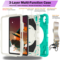 Sağlam Tablet Kılıfı 360 Derece Dönebilen Stand Hibrit Darbeye Dayanıklı Endüstriyel B2B OEM Premium Kılıf iPad 11. Nesil/10. Nesil 11 inç için