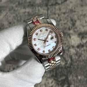 Montre pour femme de luxe OEM NH05, mouvement mécanique, cadran en nacre, bracelet <span class=keywords><strong>Jubilee</strong></span>, verre saphir, date - Product Image 1