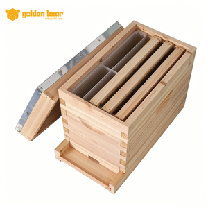 Ruche Nuculaire en Bois à 5 Cadres pour l'Élevage de Reines, Ruche de Mating pour Abeilles Reines, Équipement d'Apiculture - Product Image 1