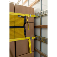 Économiseur de fret Horizontal-Remorque Cargo Net Sécurité Cargo Net Robuste Facile À Installer Coulissant Palette Rack Filet De Sécurité Pour Camion