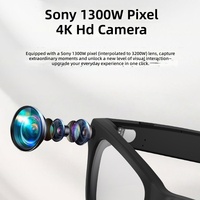 Lunettes de sport intelligentes IA avec caméra HD 1300W, reconnaissance de traduction photo/vidéo, puce MT5 et étui de chargement pour la course et les sports de plein air