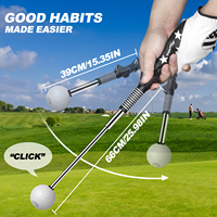 Precio de fábrica Retráctil Golf Swing Trainer Golf Practice Driving Range Stick Golf Warm Up Practice Training Aid