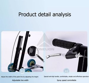 Nueva máquina de marcado de línea de carretera de suelo, dispensador de cinta de vinilo, aplicador de Cinta de Marcado de suelo, máquina de marcado de carretera de goma - Product Image 6