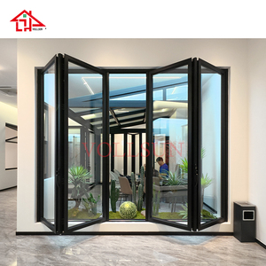 Hiện Đại Châu Âu Hợp Kim Nhôm Gấp Cửa Chống Trộm Đức Thương Hiệu Phần Cứng Cách Nhiệt Không Thấm Nước Phòng Khách Ngoài Trời - Product Image 2