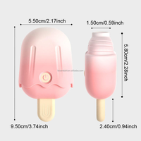 Kundenspezifische Verpackung Vibrator Großhandel Eiscreme-Dessert-förmiger Vibrator Reisefreundlicher Mini Niedlicher Erwachsenen-Neuheiten-Geschenk