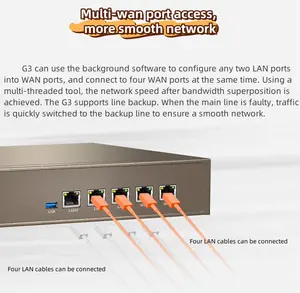 AR6121E Router nirkabel Gigabit Core, Router jaringan perusahaan Port WAN Wifi