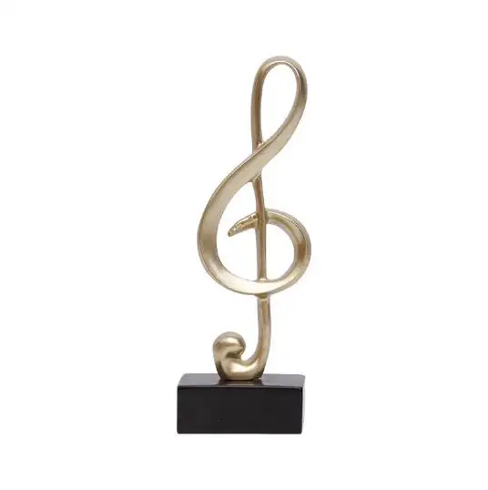 Simple music trophy staff notes ornamenti per pianoforte decorazioni per la casa