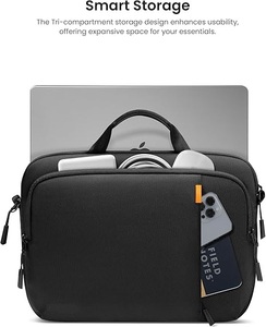 OEM ODM Custom <span class=keywords><strong>14</strong></span> 15 <span class=keywords><strong>pulgadas</strong></span> Laptop Sleeve Bag para <span class=keywords><strong>HP</strong></span> Envy 2-en-1 <span class=keywords><strong>14</strong></span> "Estuches de computadora impermeables Bolsas de transporte con asa de poliéster - Product Image 4