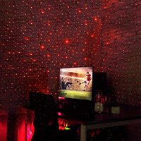 Proyector LED USB Universal de Estrellas Luz de Neón Ambiental para Techo Interior de Coche Iluminación Láser para Acentuar el Interior del Automóvil