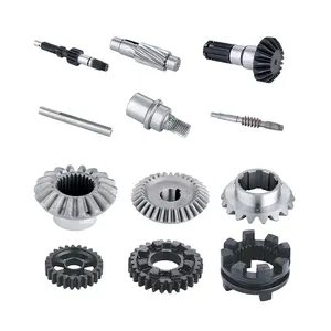 Tùy Chỉnh OEM Giả Mạo Đúc Vương Miện Bevel Pinion Khác Biệt Thẳng Xoắn Ốc Bevel Bánh Răng