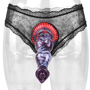 Liquid Silicone Big Knot Dog Monster Large Penis Vagina Sex Toy Fansty <b>Dildo</b> for Women With Strong Suction - Product Image 3