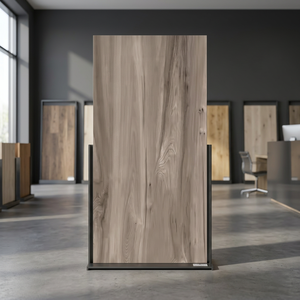 Carreaux de porcelaine Berlin Wood Almond Herringbone 600x1200mm, finition bois naturel pour sols intérieurs et extérieurs - Product Image 1