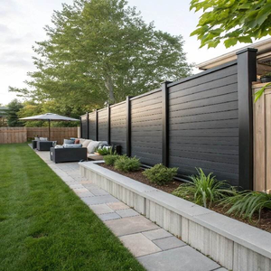 Paneles de Cercas Modulares de Diseño Moderno en Blanco o Negro, Paneles de Cerramiento para Jardín, Privacidad en Exteriores, Canadá - Product Image 5