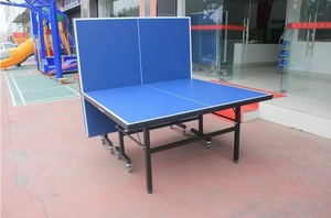 Mesa de Ping Pong Plegable de Aleación de Aluminio para Interiores, Mesa de Tenis de Mesa con Ruedas Móviles y Pelotas - Product Image 3