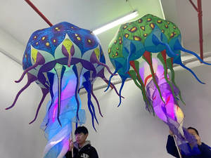 Medusas Inflables Coloridas, Utilizadas en Desfiles, para Zoológicos, Acuarios, Parques de Atracciones, Circo y Decoraciones de Escenarios - Product Image 2