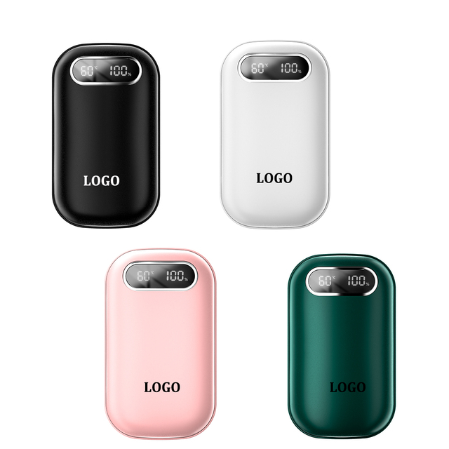 2024 New USB 10000mAh Portable Power Bank Rechargeable Hand Warmer Electric Handwarmers for Outdoor Use Warm Hands Charger