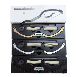 Herramienta de Mapeo de Cejas con Regla y Hilo, Guía Horizontal para Cejas, para Uso Profesional de Artistas de Micropigmentación y Tatuajes - Product Image 1
