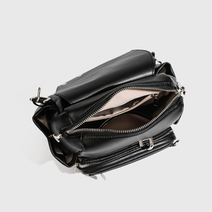 Fabrication OEM de sacs en cuir vegan personnalisés, sacs à dos de marque pour femmes, sacs à dos de grande capacité pour filles - Product Image 6