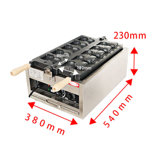Macchina per <span class=keywords><strong>Waffle</strong></span> a Forma di Dinosauro con Bocca Aperta Personalizzata Commerciale Piastra Antiaderente a Doppia Rotazione per <span class=keywords><strong>Waffle</strong></span> a Forma di Animale - Product Image 2