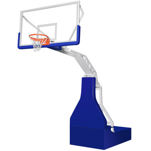 Support de basket-ball <span class=keywords><strong>portable</strong></span> hydraulique réglable manuel 10 pieds, panier de basket-ball commercial pour tout-petits, panier de basket-ball commercial d'intérieur - Product Image 1