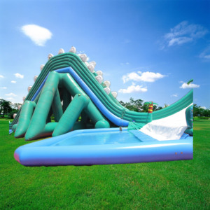 Trung Quốc Nhà sản xuất lớn Rồng đảo <span class=keywords><strong>Inflatable</strong></span> nổi công viên nước cho nhà người lớn trẻ em của điện thoại di động Land Resort vui chơi giải trí - Product Image 3