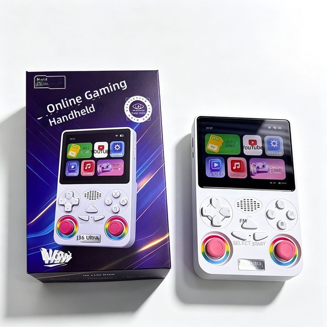 Custom YouTube Video Gaming Console J36 Ultra Android Handheld Portable Wi-Fi Game Machine